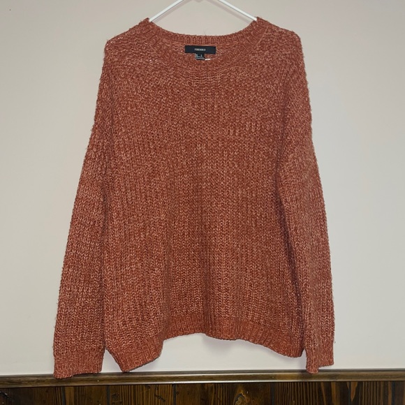 Forever 21 Sweaters - Burnt orange/red knit sweater